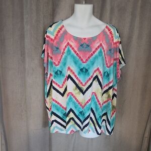 Tribal 4x Multicolor Chevron Top